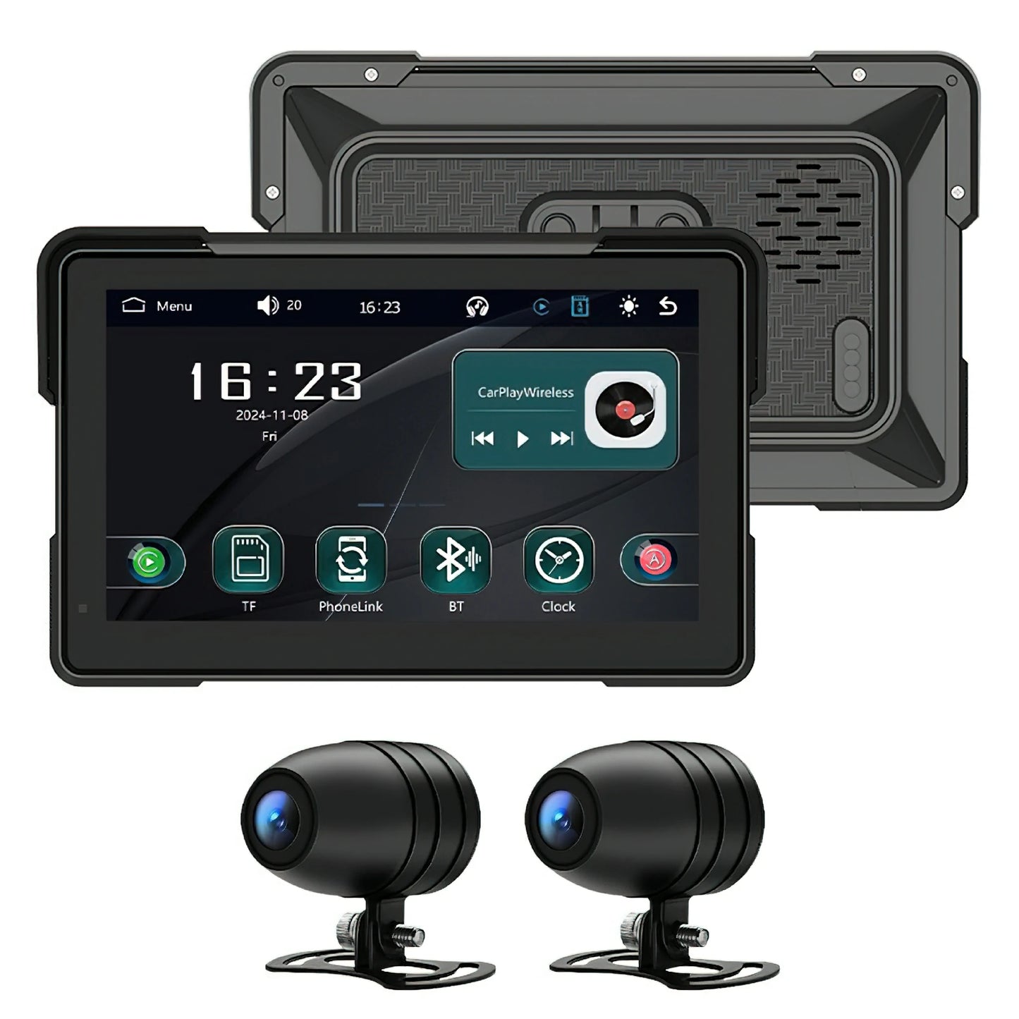 7"IPS Motorcycle Smart Digital Display