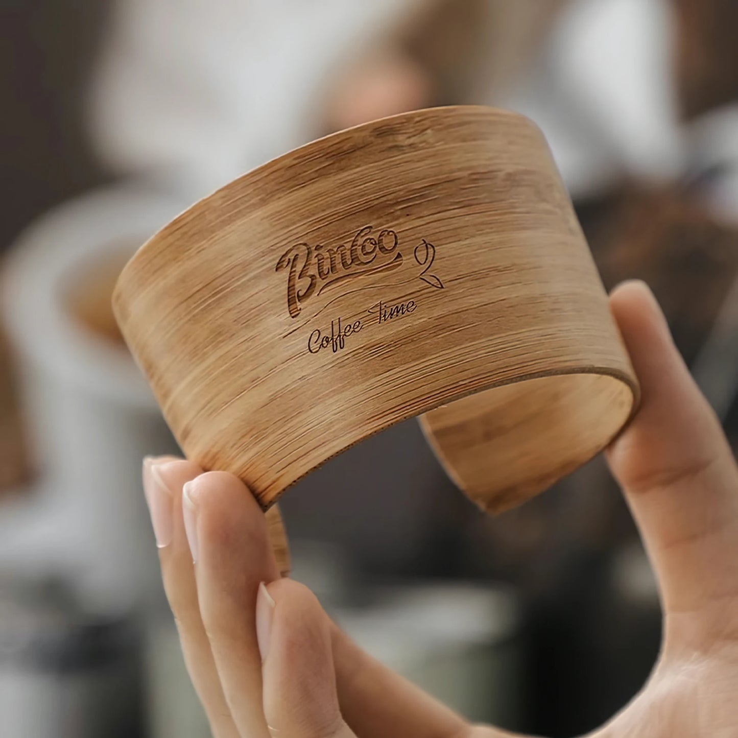 Bamboo Sleeve Ceramic Infusing Coffee Mug