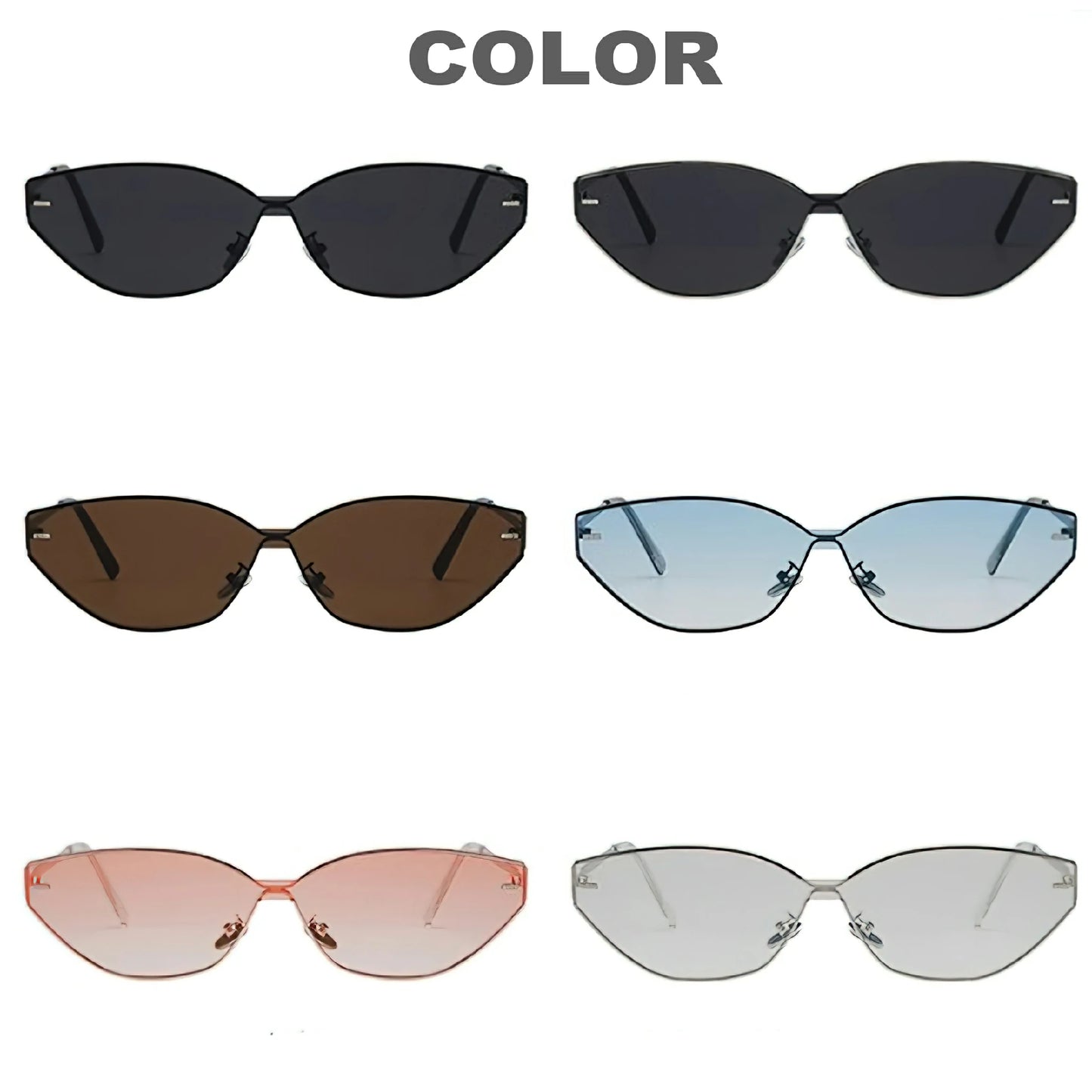 Anna-Kaci Cat-Eye Sunglasses UV400