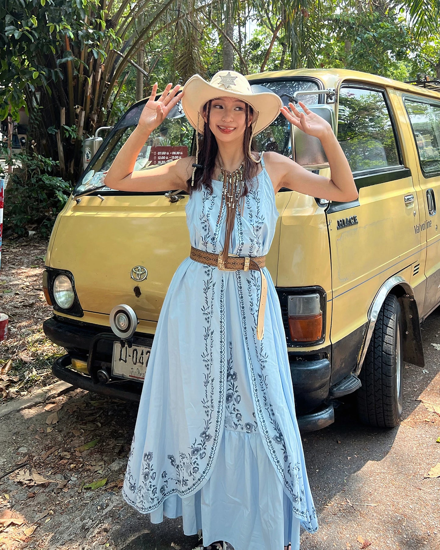 Floral Print Sleeveless Lightweight Maxi Dress