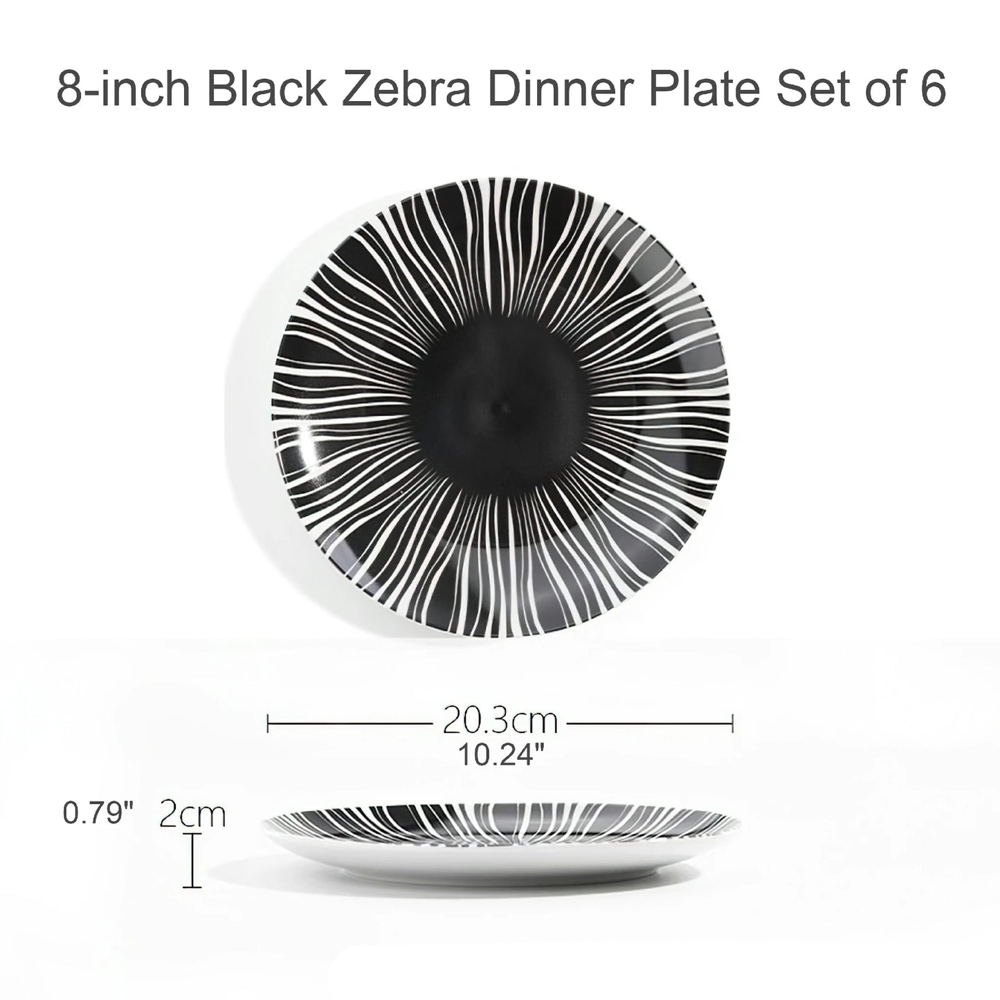 Geometric Pattern Dinner Plate Dinnerware Set