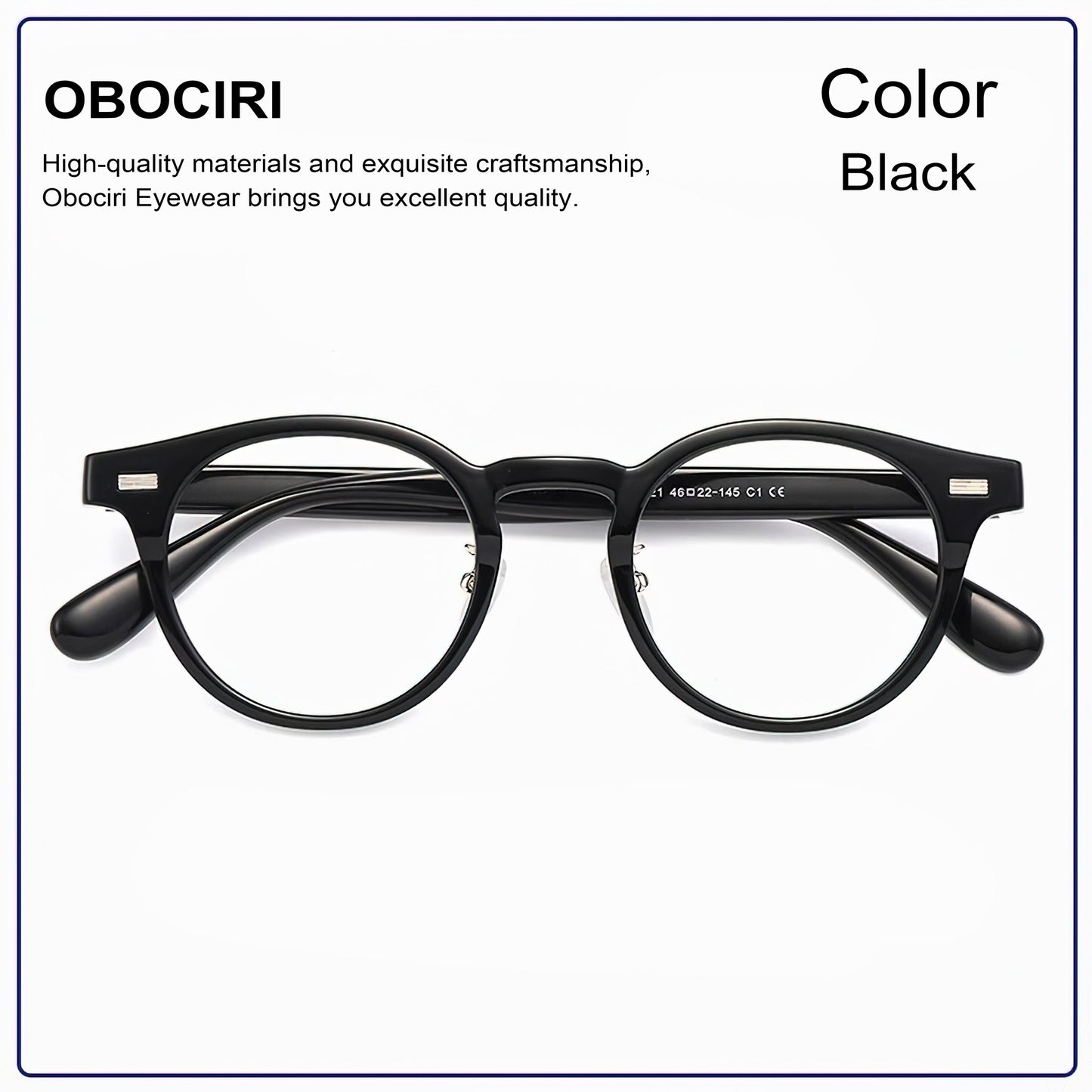 Gregory Peck Round Eyeglasses