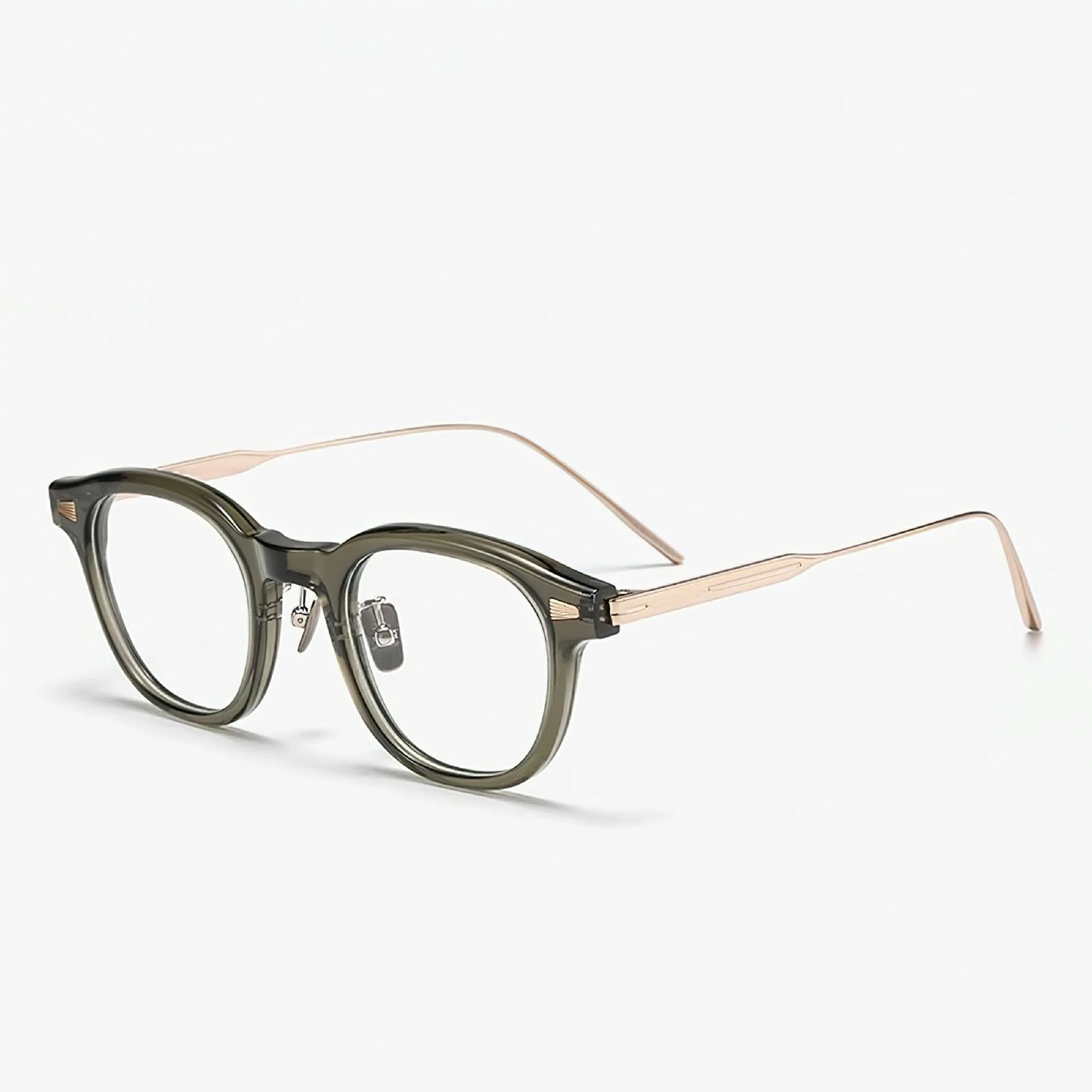Marie 1962 Round Glasses with Thin Temples