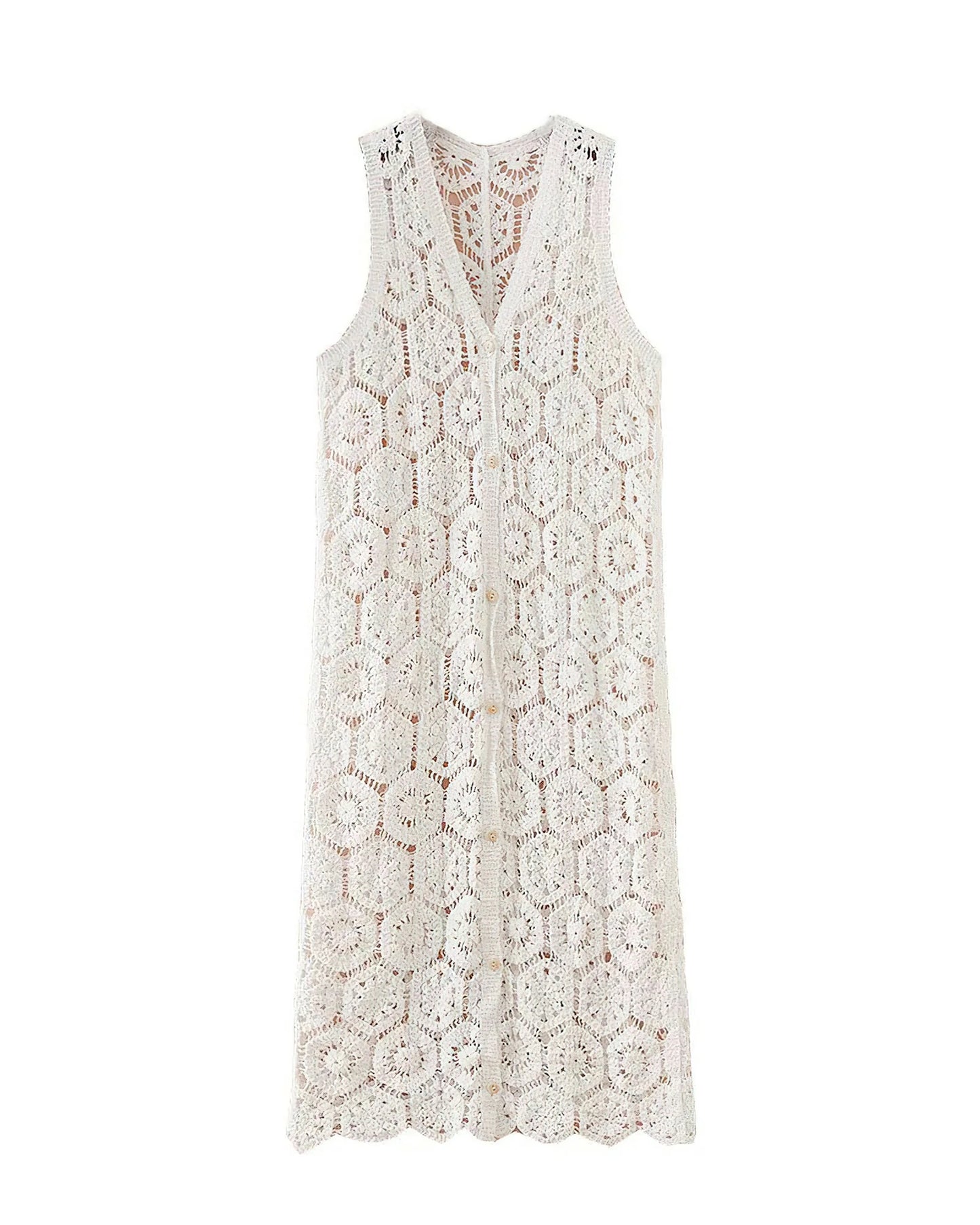 Mystic Waves Boho Tie-Dye Maxi Dress