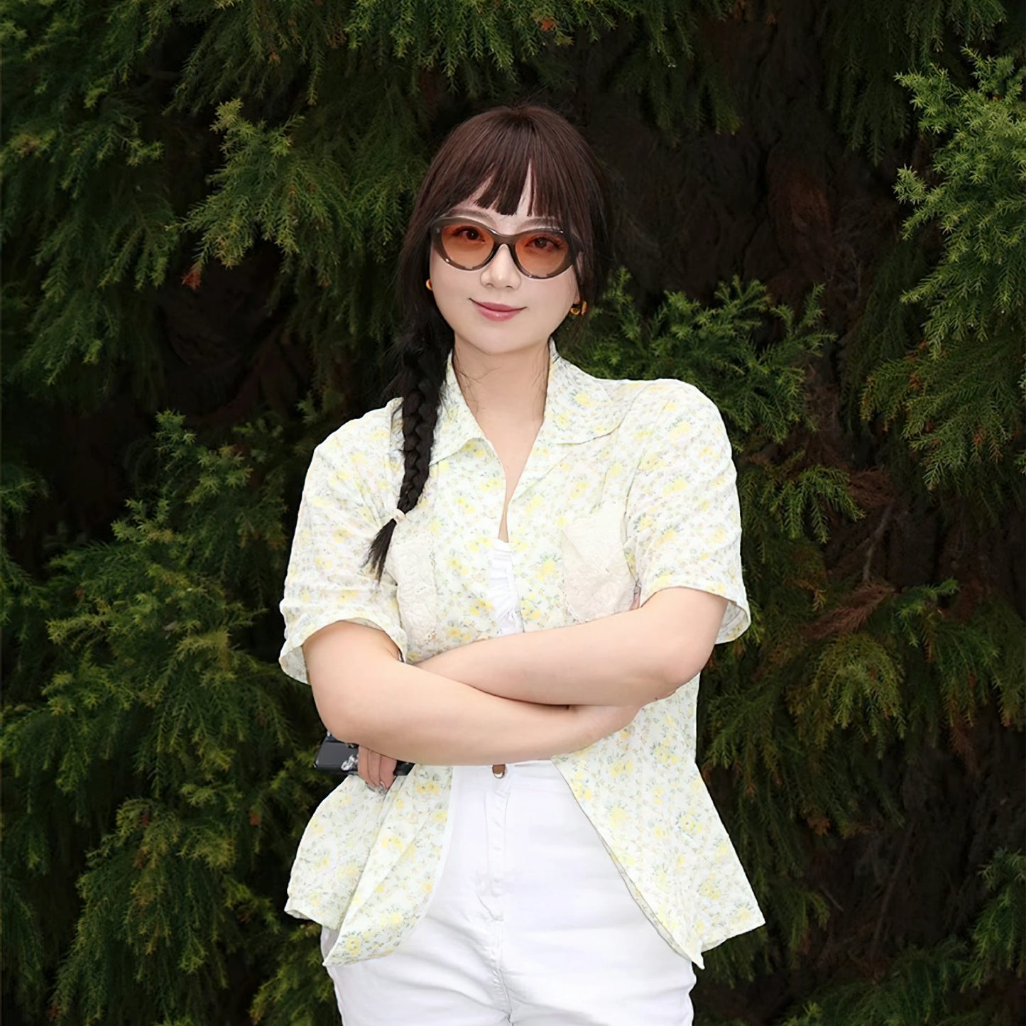 Retro Cat Eye Round Sunglasses