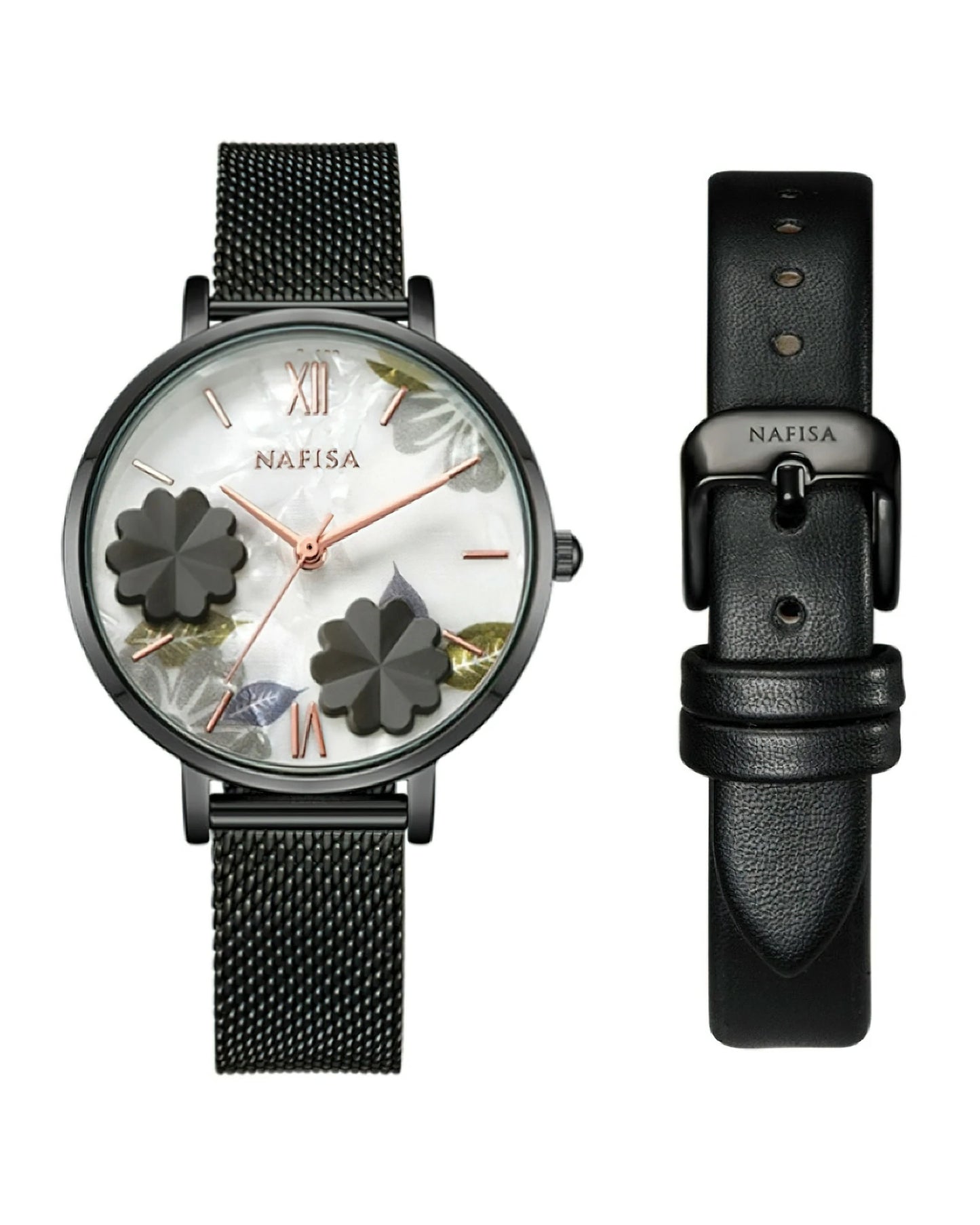 Secret Garden Steel Strap Watch