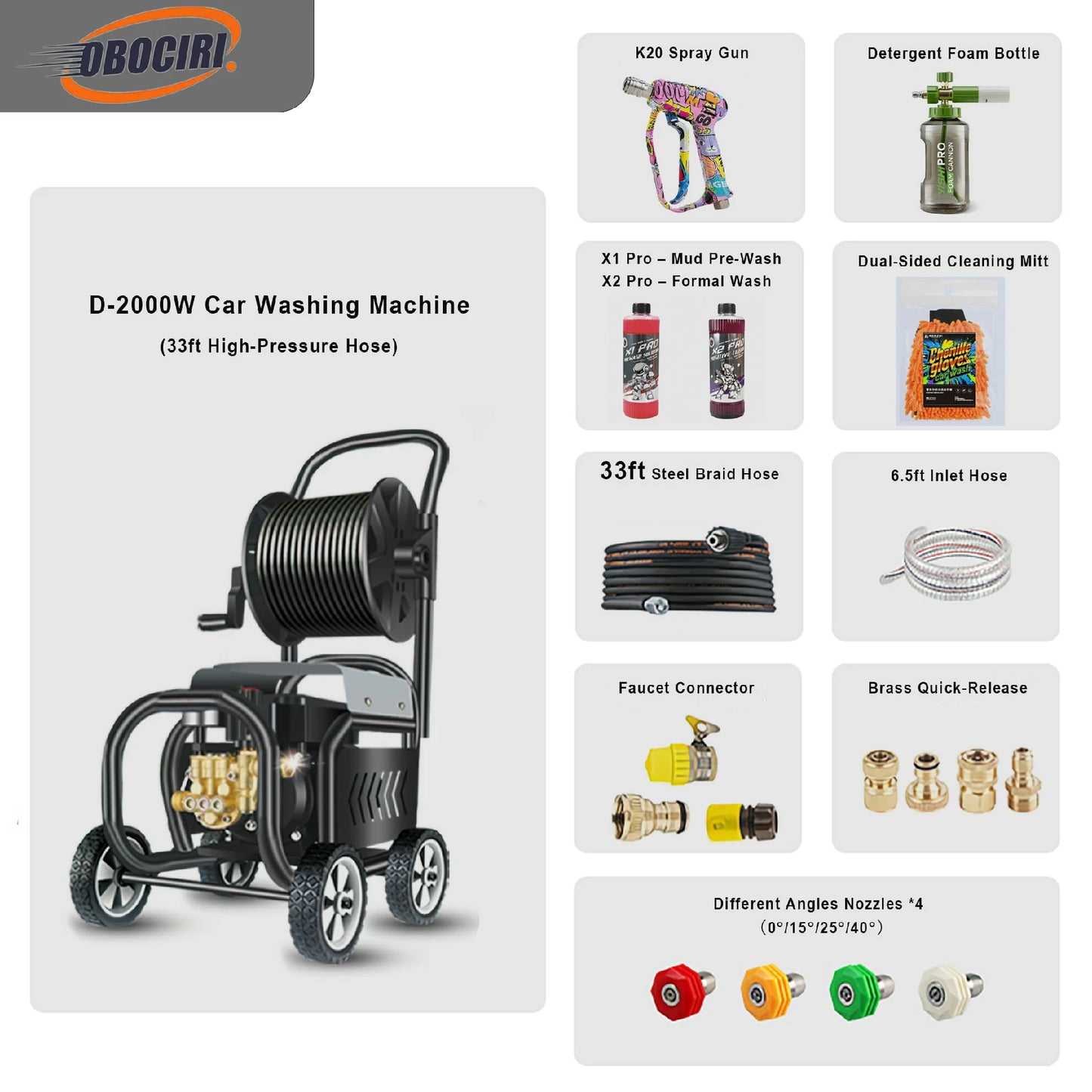 D-2000W Car Washer