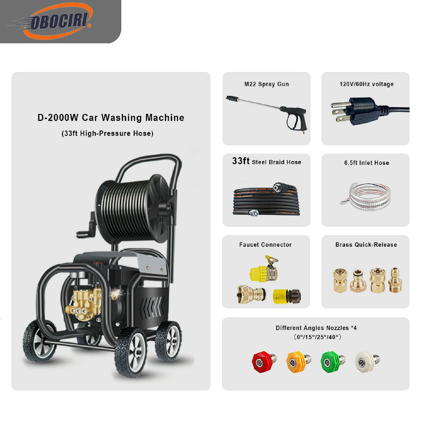 D-2000W Car Washer