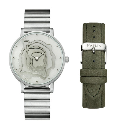 Earth Layers Time Watch