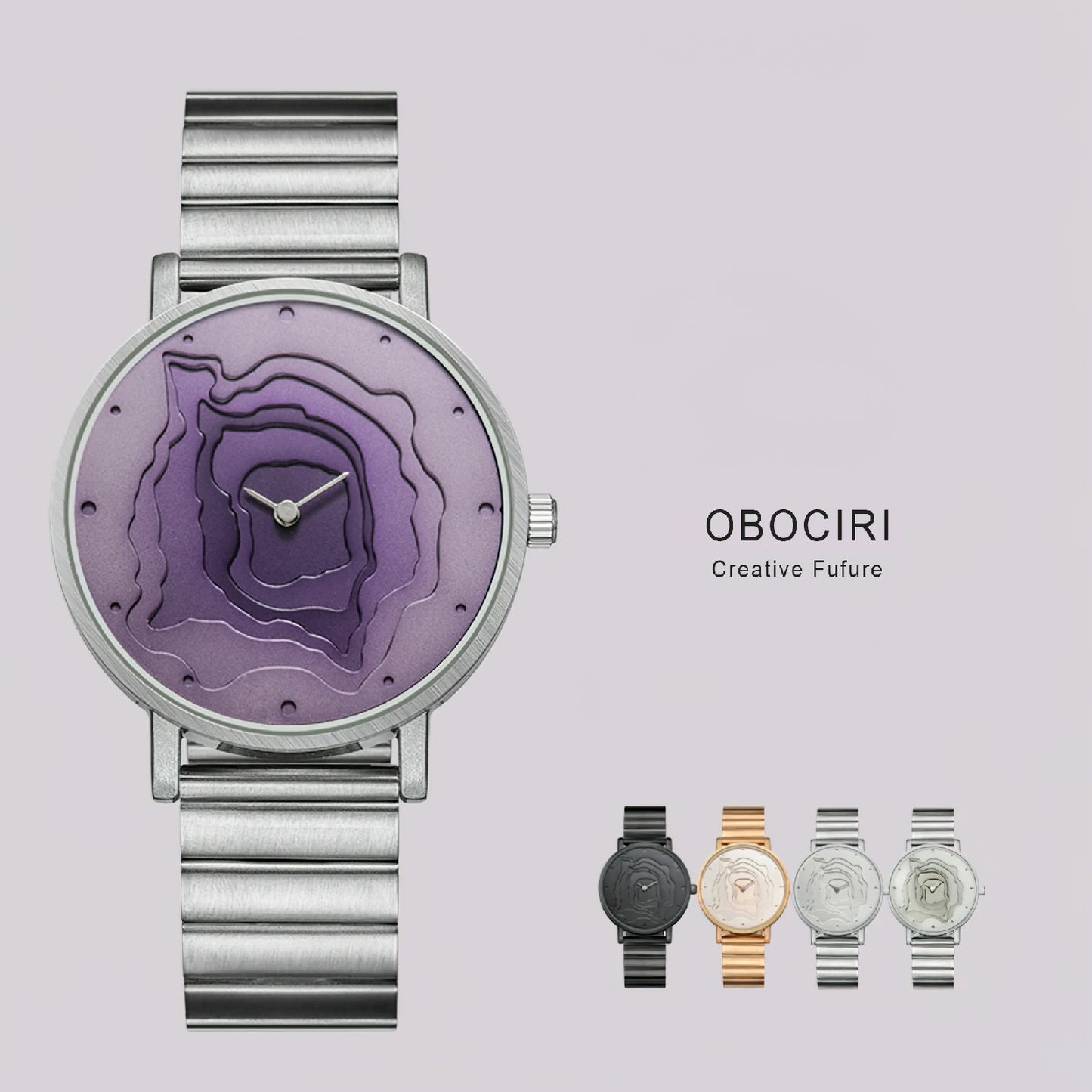 Earth Layers Time Watch
