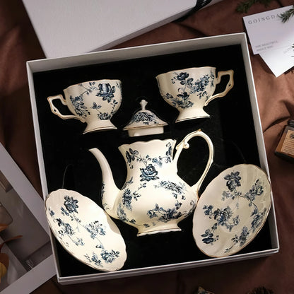 European Elegant Ceramic Tea Cup Set