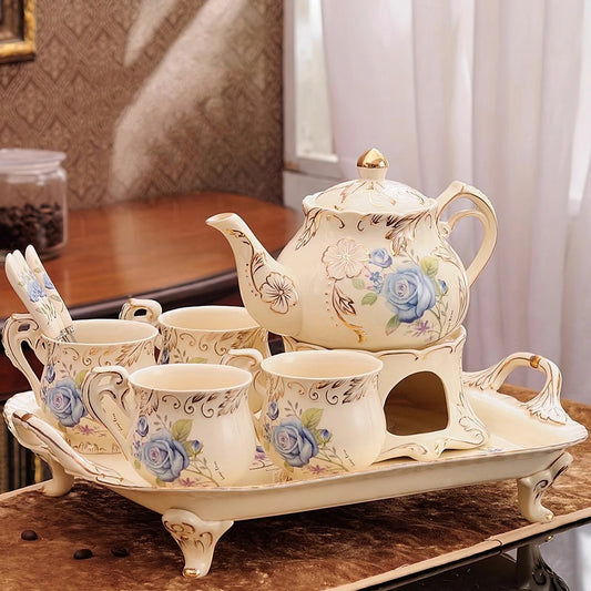 Floral shrubs Teapot & Cups Set, 25oz