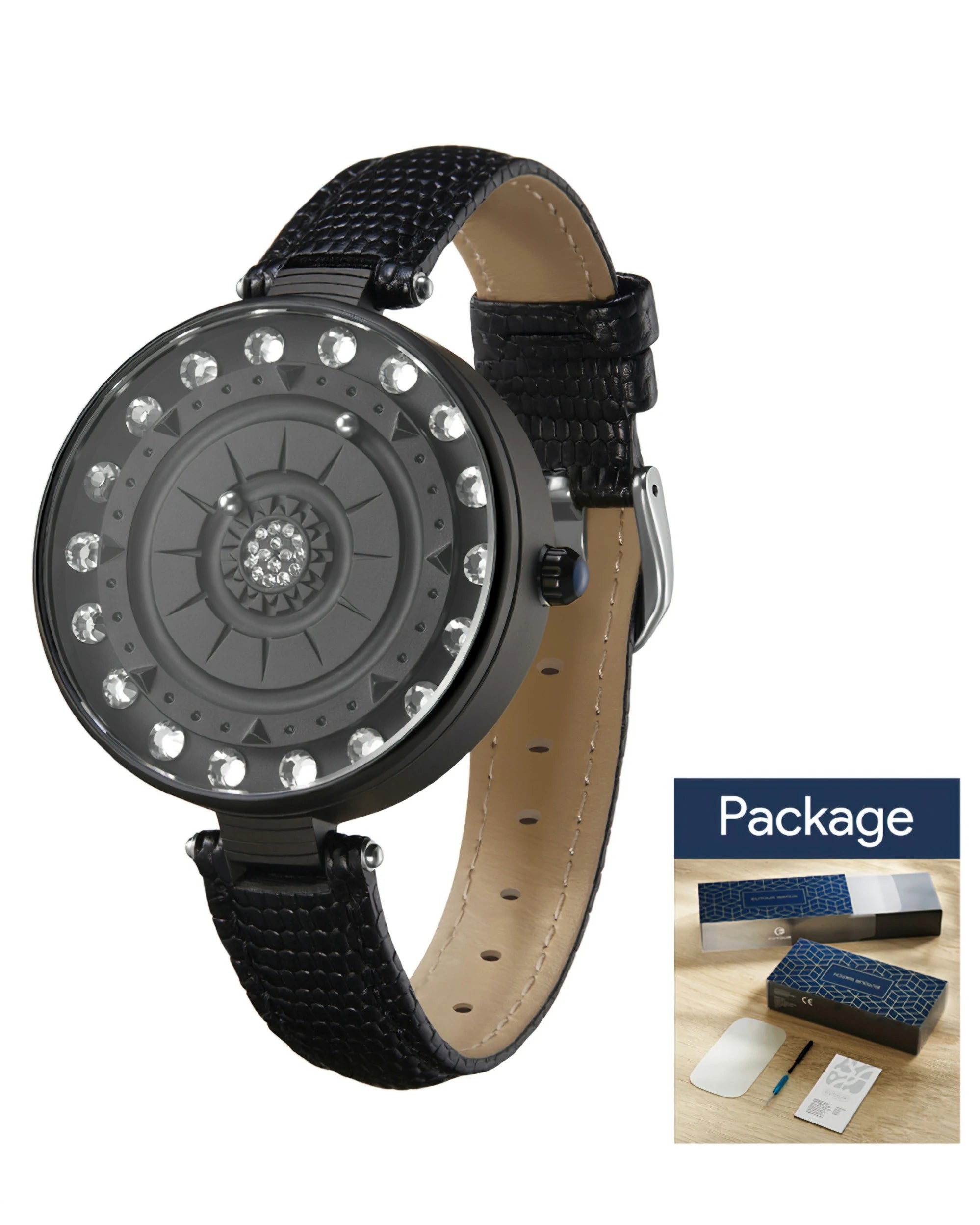 Garden Crystal Magnetic Sphere Watch