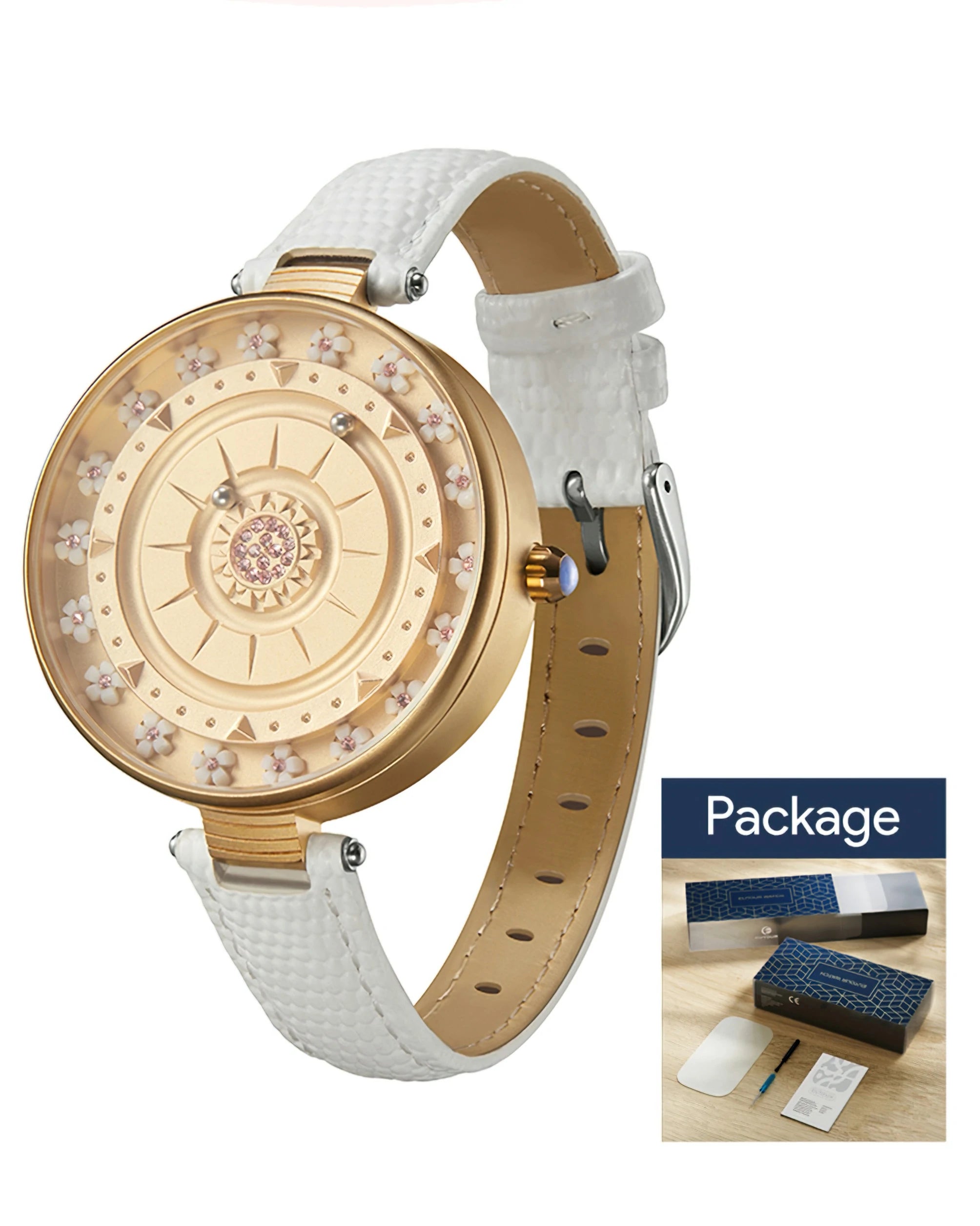 Garden Crystal Magnetic Sphere Watch
