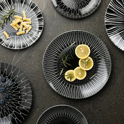 Geometric Pattern Dinner Plate Dinnerware Set