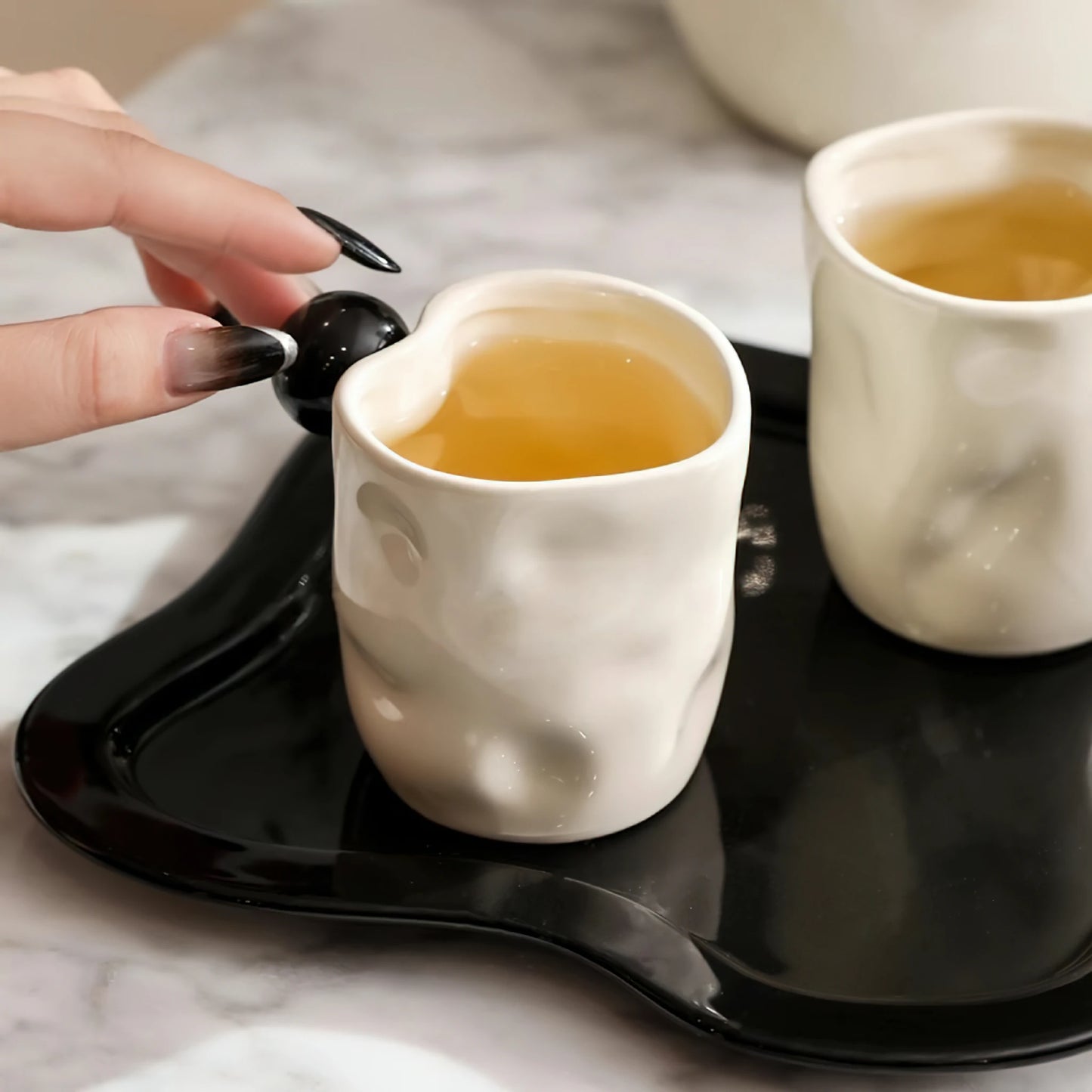Irregular Ceramic Tea Water Cup Set