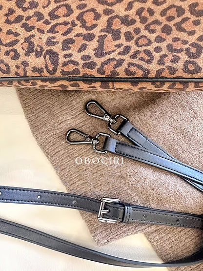 Leopard Brown Handbag Bag