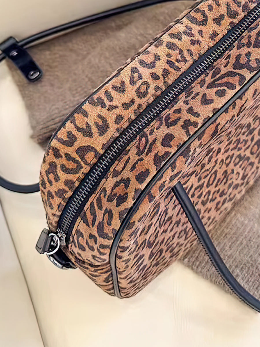 Leopard Brown Handbag Bag