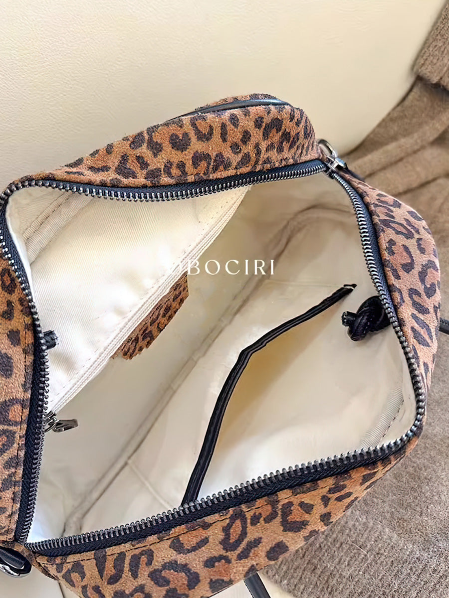 Leopard Brown Handbag Bag