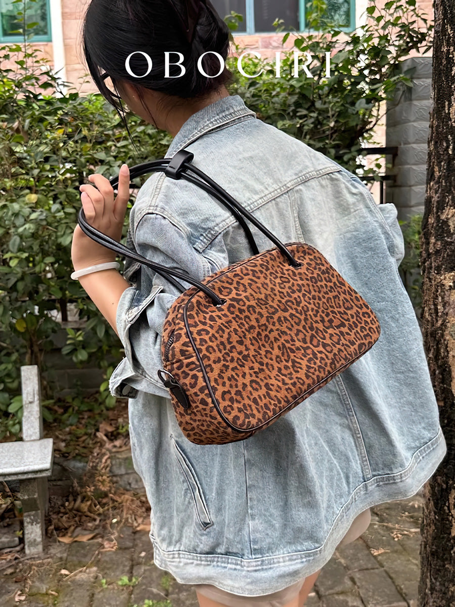 Leopard Brown Handbag Bag