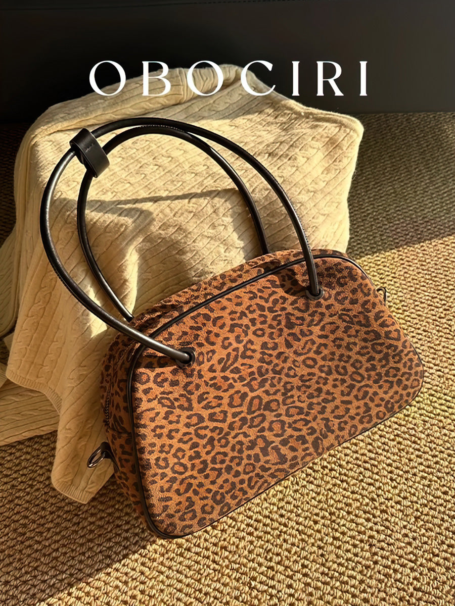 Leopard Brown Handbag Bag