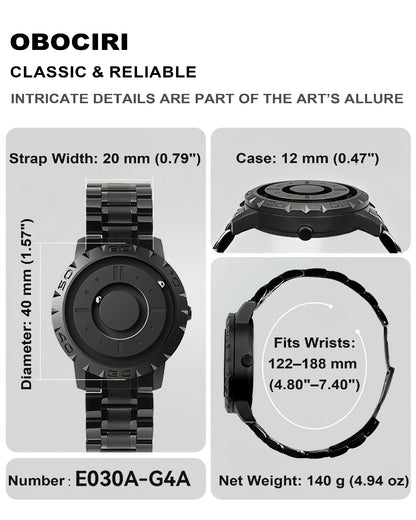 Magnetic Ball Timekeeping Watch G4A