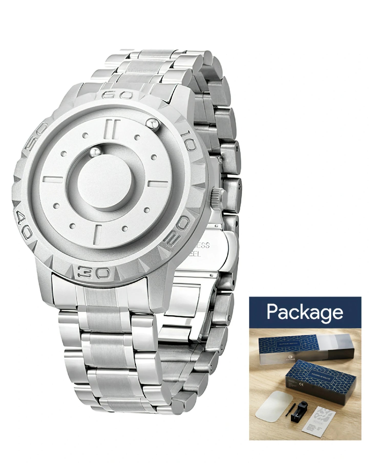 Magnetic Ball Timekeeping Watch G4A