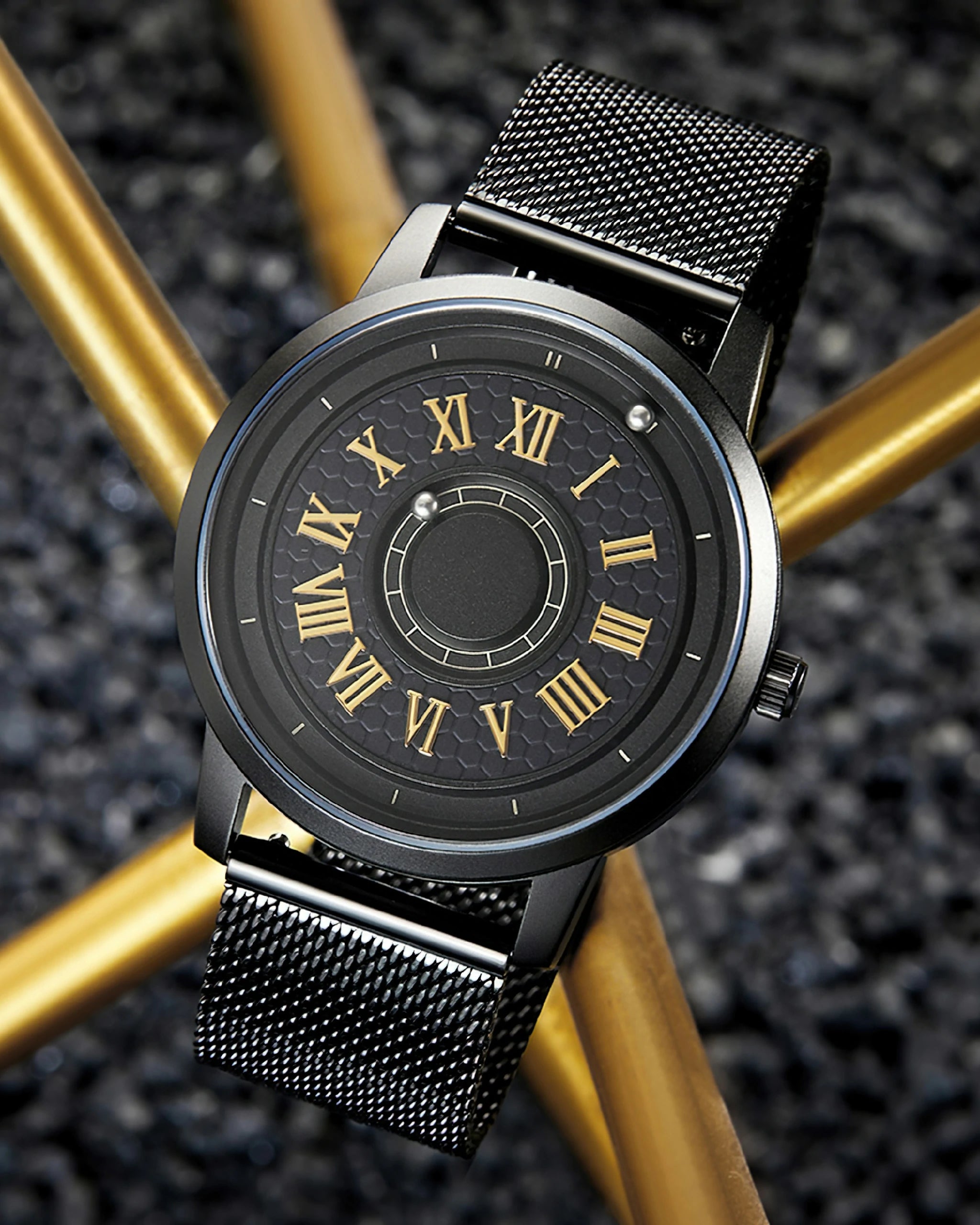 Magnetic Roman Numeral Watch 040A