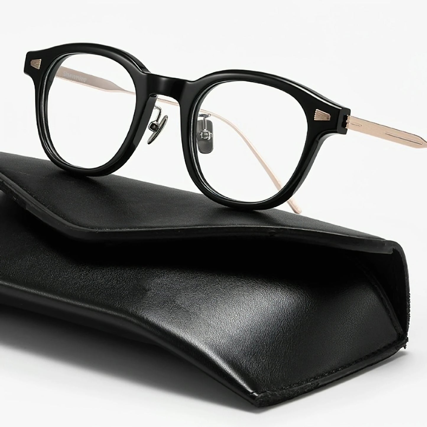 Marie 1962 Round Glasses with Thin Temples