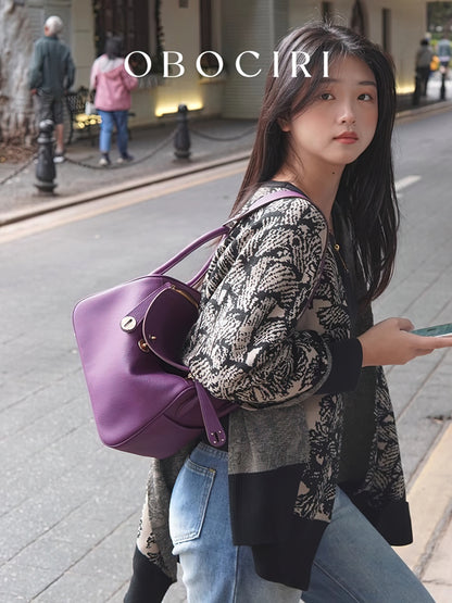 Mini Lindy Anemone Purple Bag