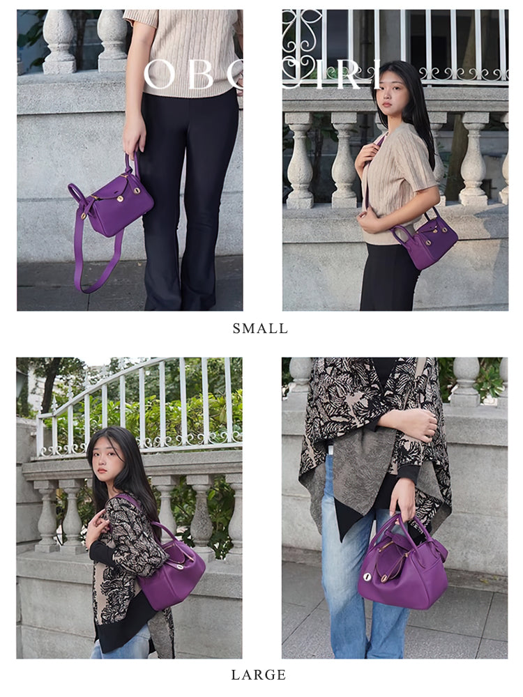 Mini Lindy Anemone Purple Bag