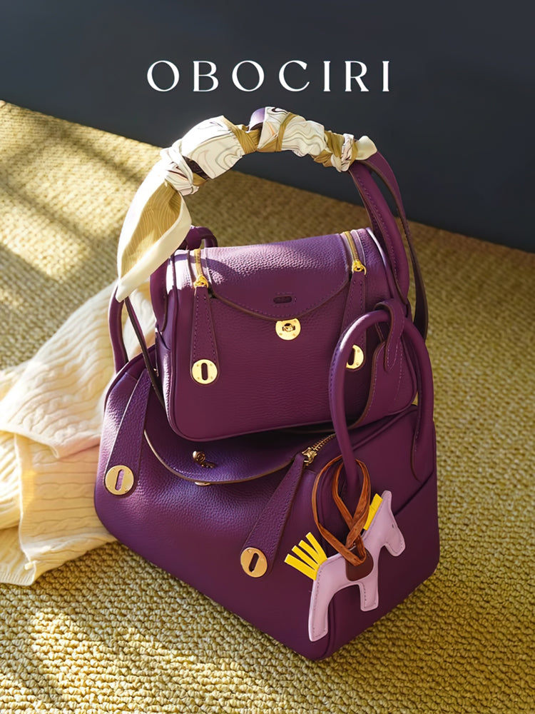 Mini Lindy Anemone Purple Bag