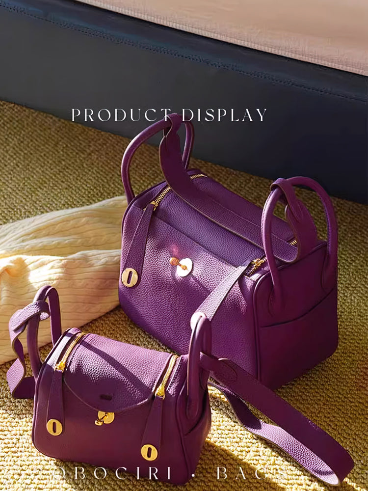 Mini Lindy Anemone Purple Bag