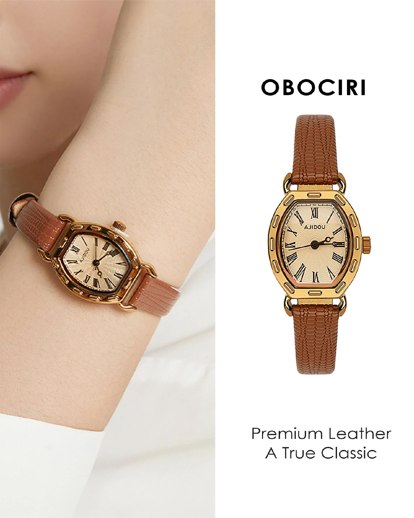 Mini Barrel Vintage Square Watch