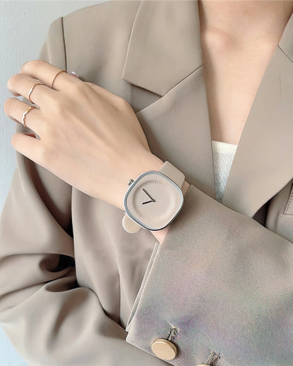 Minimalistic Square Quartz Watch