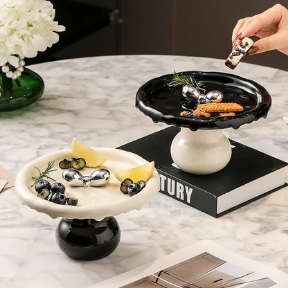 Mushroom Ceramic  Jewelry Tray Fruit Bowl