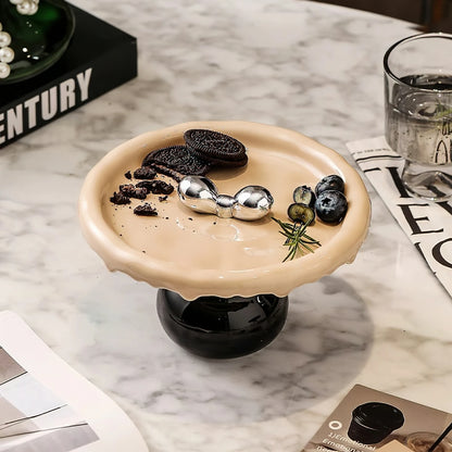 Mushroom Ceramic  Jewelry Tray Fruit Bowl