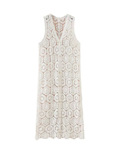 Mystic Waves Boho Tie-Dye Maxi Dress