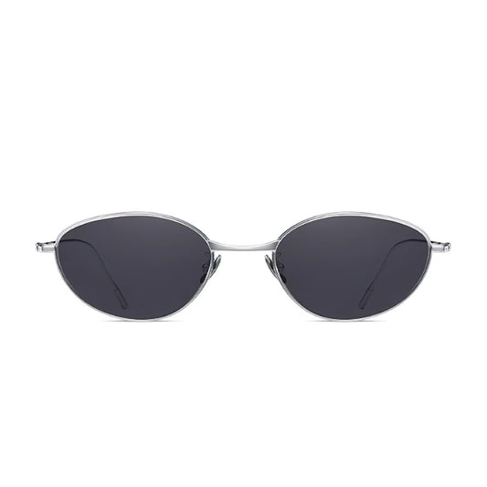 Oval Sunglasses with Thin Temples