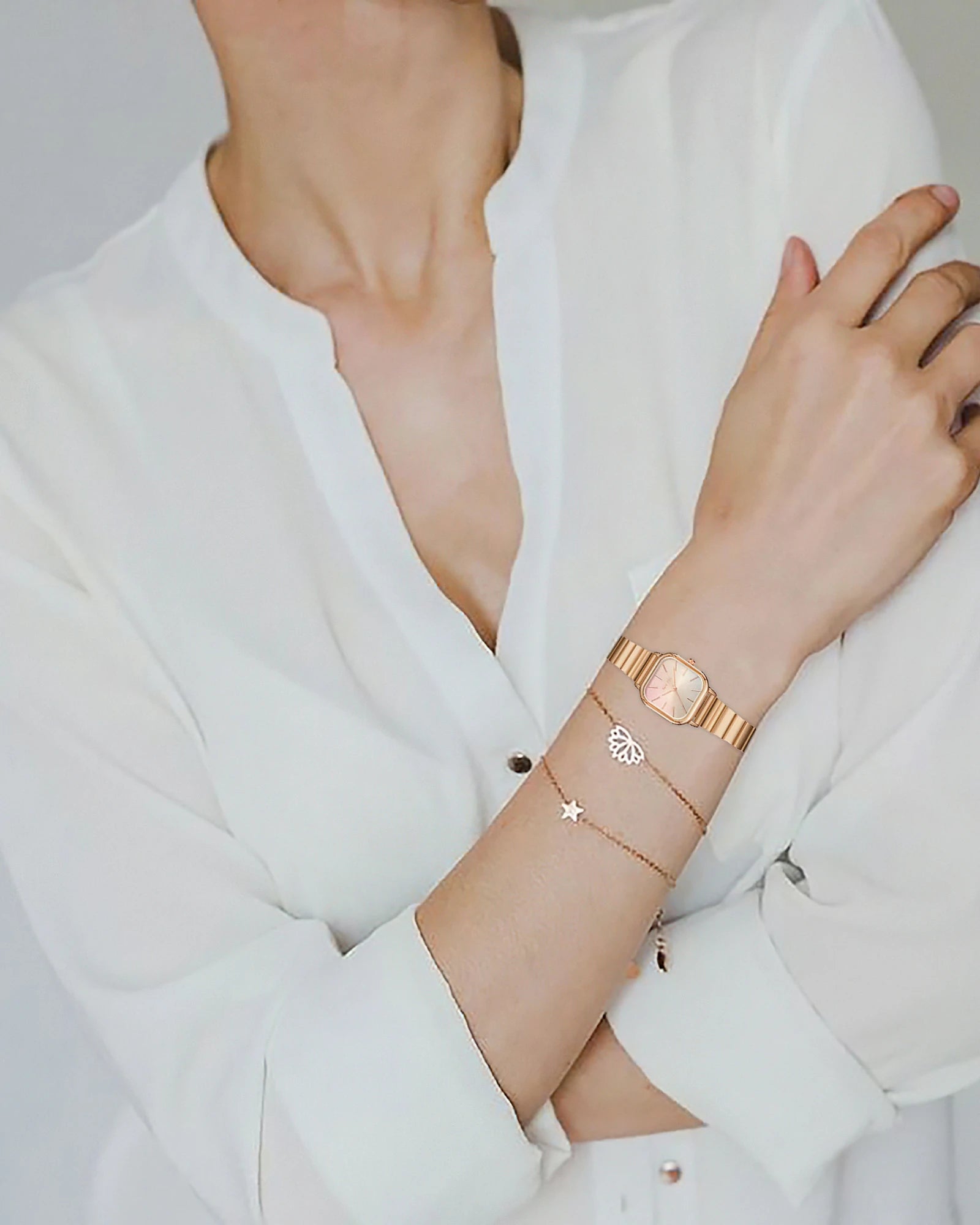 Rainbow Small Square Watch