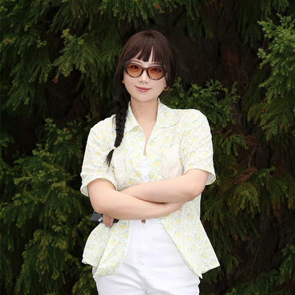 Retro Cat Eye Round Sunglasses
