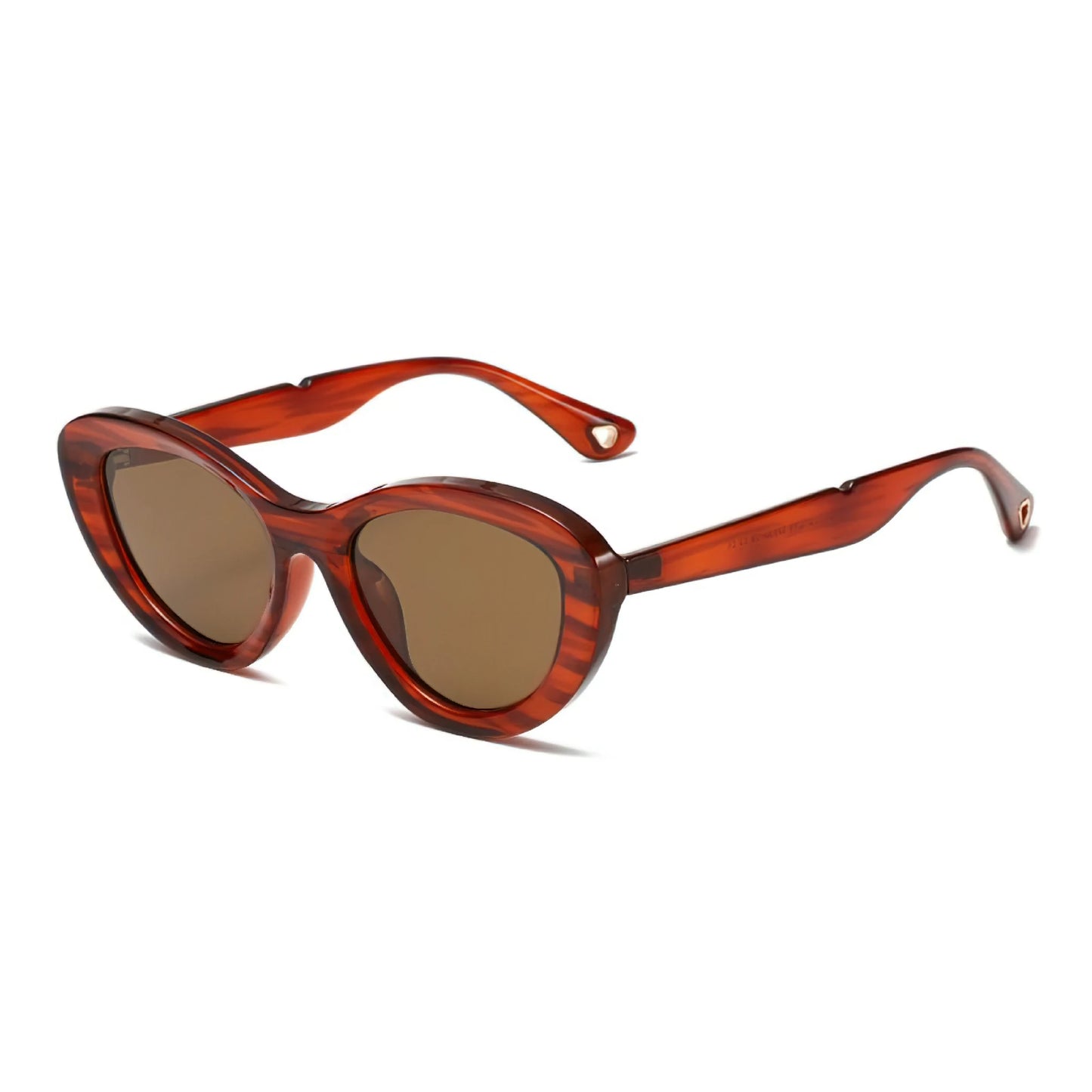 Retro Cat Eye Round Sunglasses