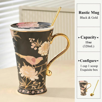 Rustic Ceramic Coffee Mug - 11oz
