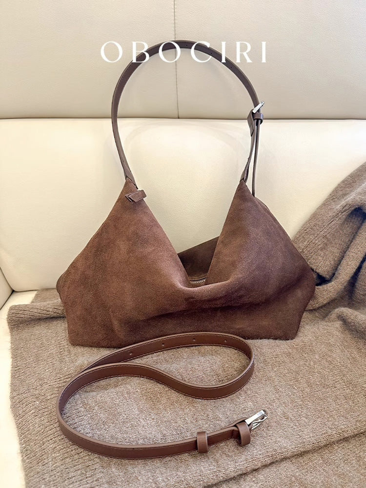 Hobo Cowhide Shoulder Bag