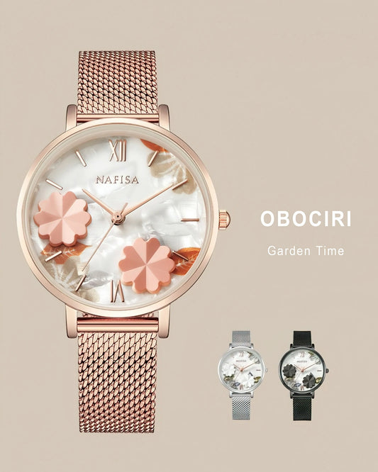 Secret Garden Steel Strap Watch