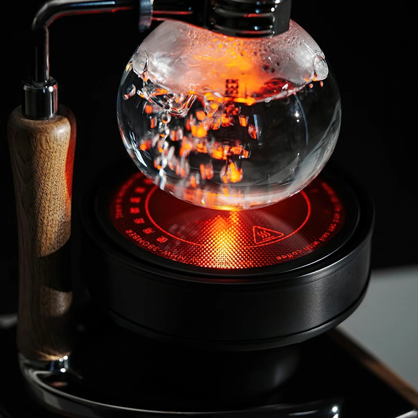 Borosilicate Glass Siphon Coffee Maker + Coffee Heating Stove