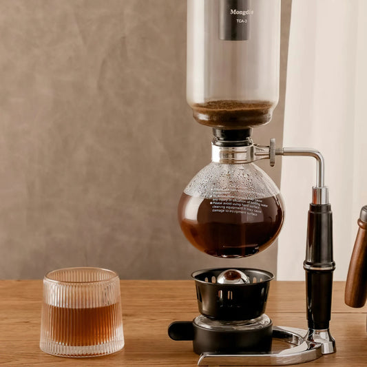 Borosilicate Glass Siphon Coffee Maker + Coffee Heating Stove