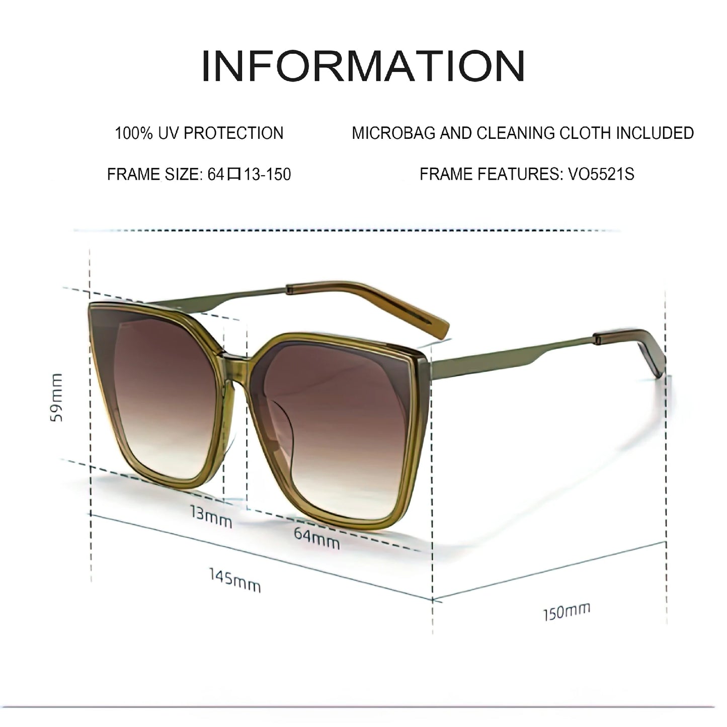 Vera Square Sunglasses