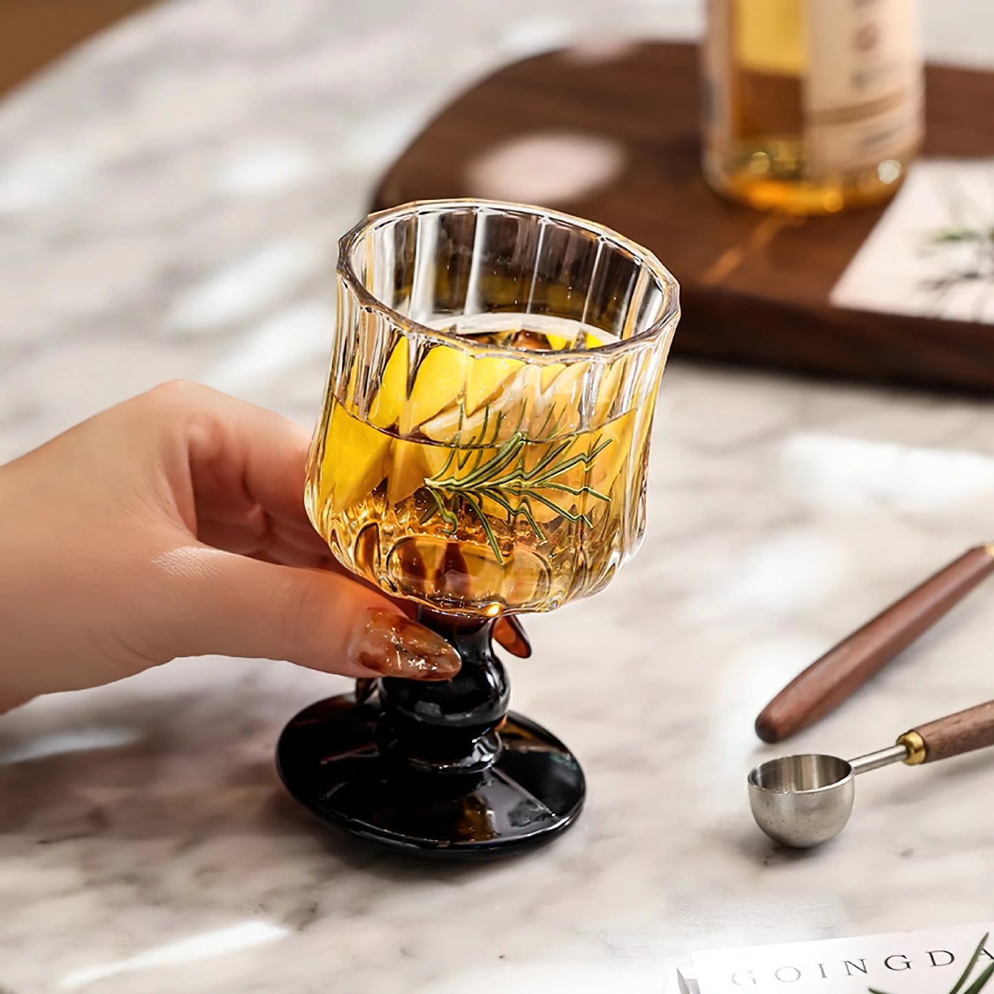 Vintage Elegant Wine Glasses set
