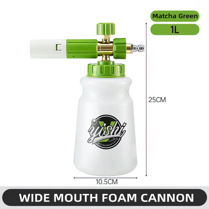 WIDE GREEN MOUTH FOAM CANNON